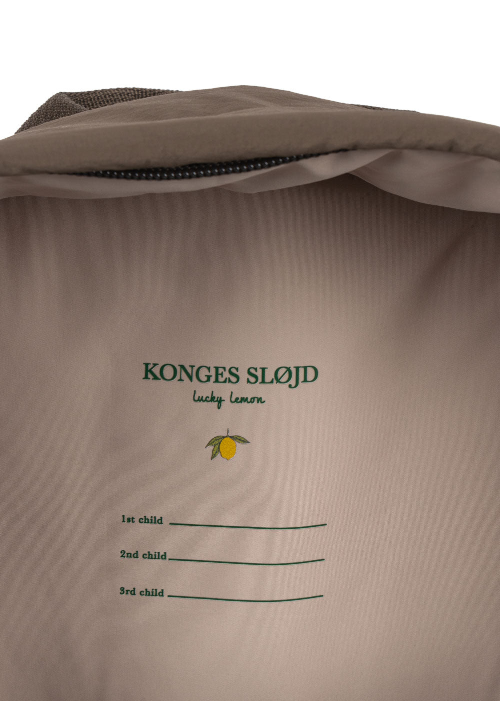 Konges Slojd - Juno Kinder Rucksack Tiger braun