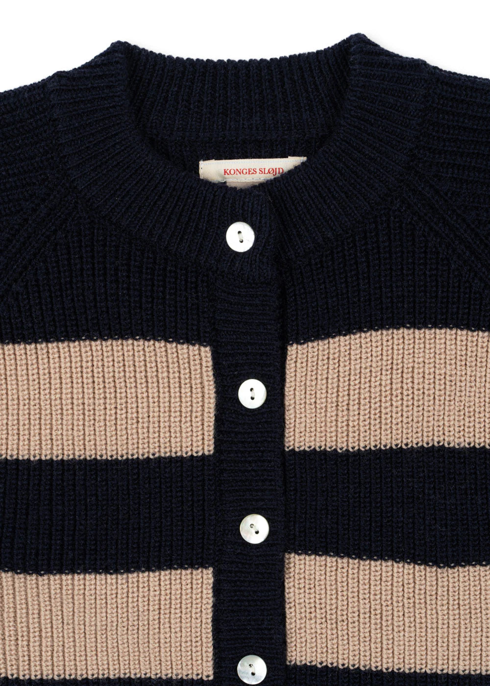 Konges Slojd - Baby Strickjacke Wolle Streifen