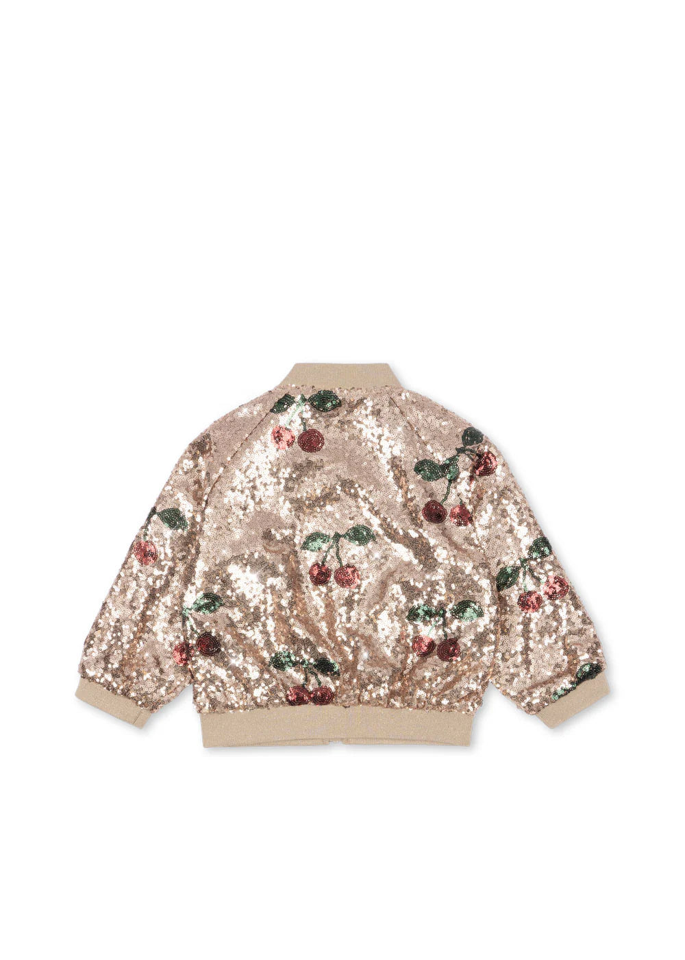 Konges Slojd - Mädchenjacke Pailletten Kirschen