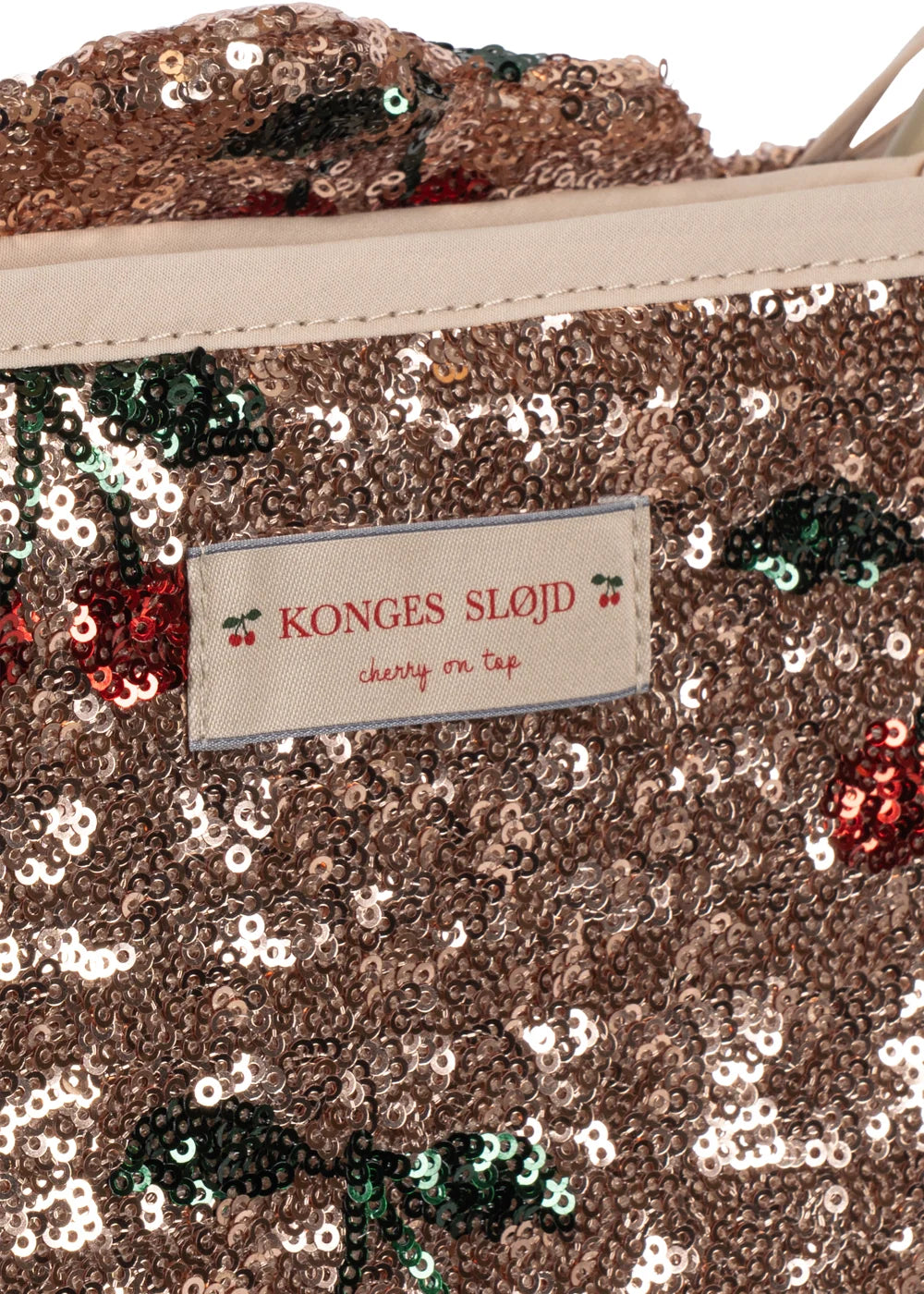 Konges Slojd - Puppenwagen mit Pailletten und Kirschen