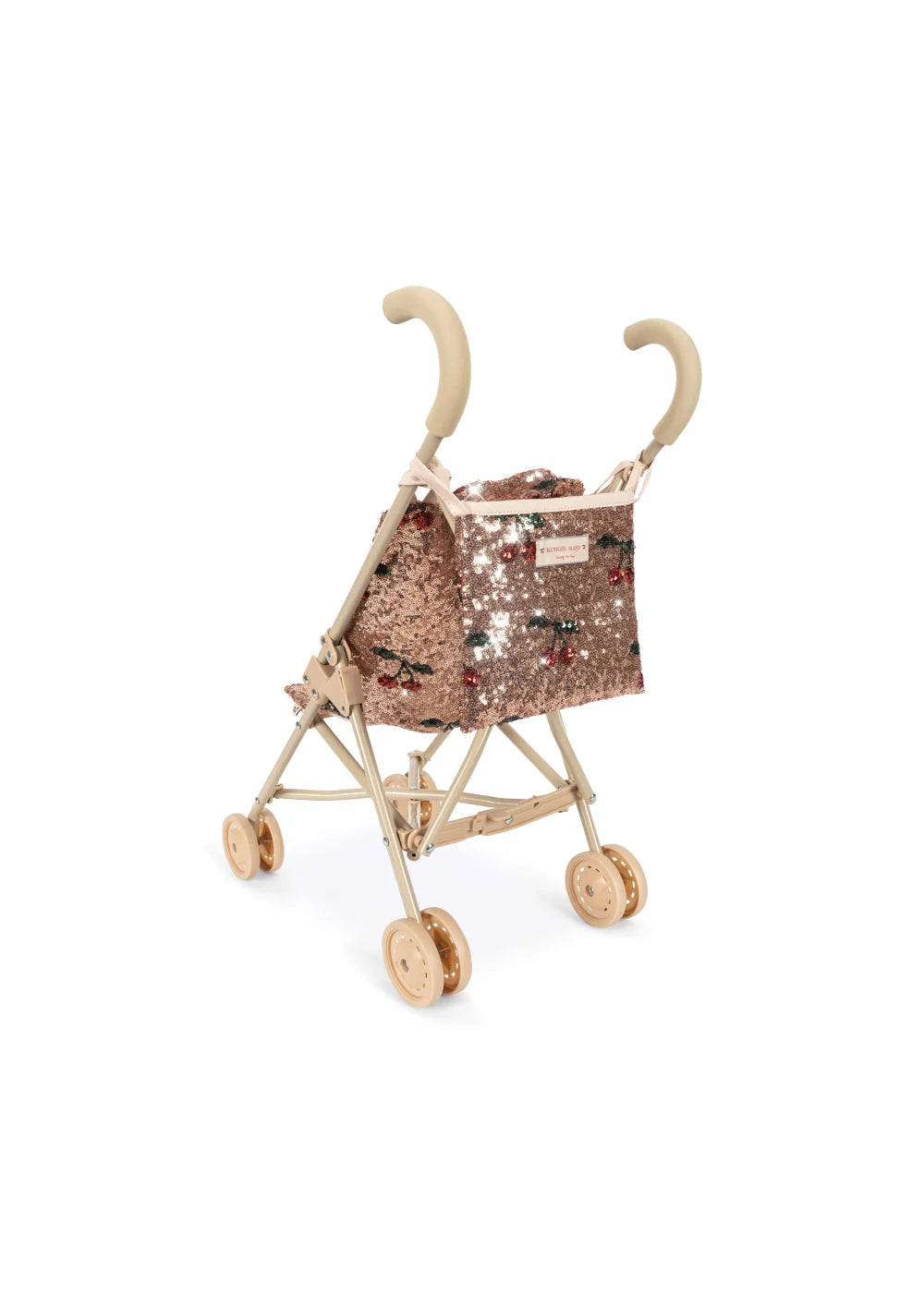 Konges Slojd - Puppenwagen mit Pailletten und Kirschen