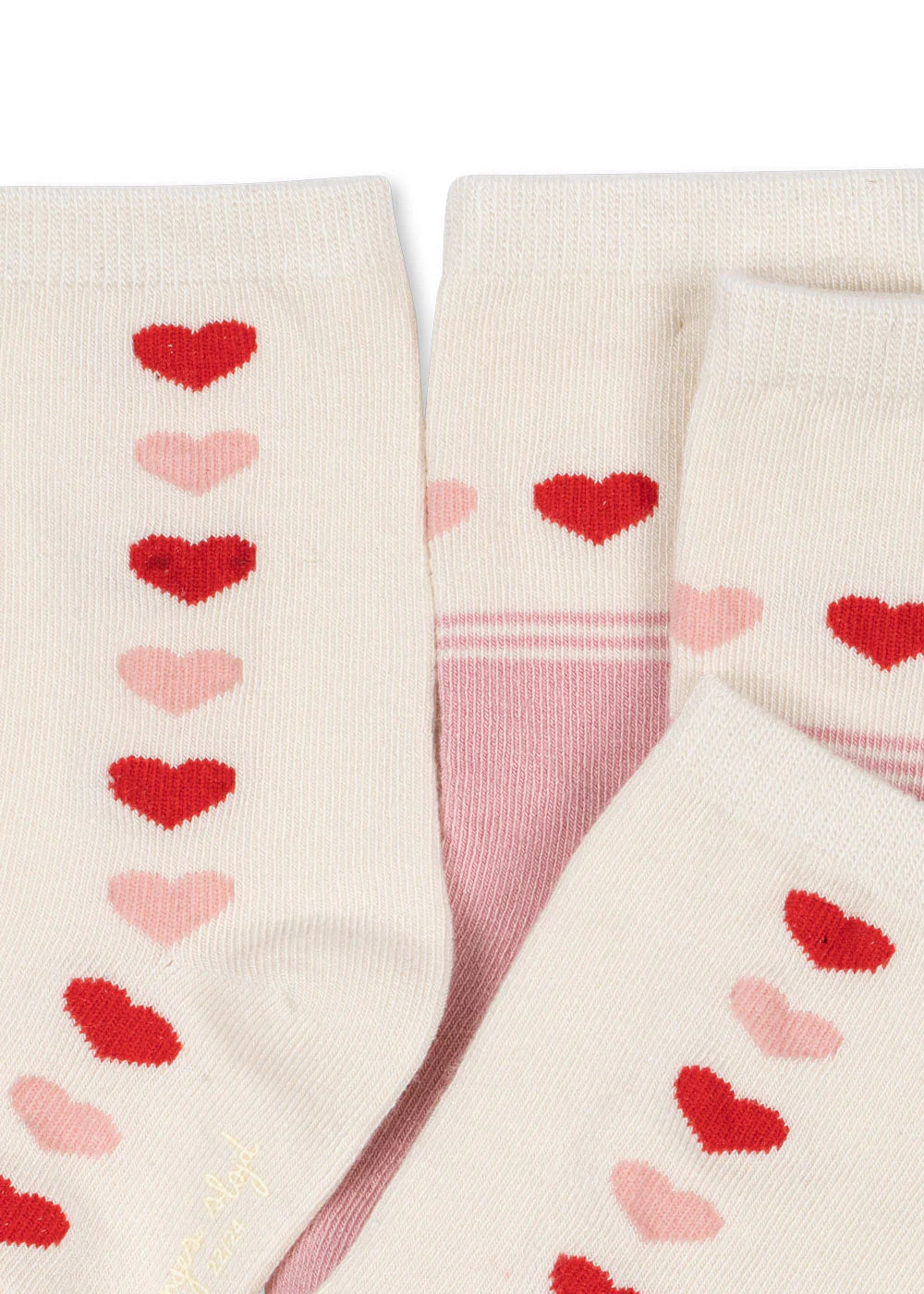 Konges Slojd - 2er Socken für Kinder/Mädchen mit Herzen