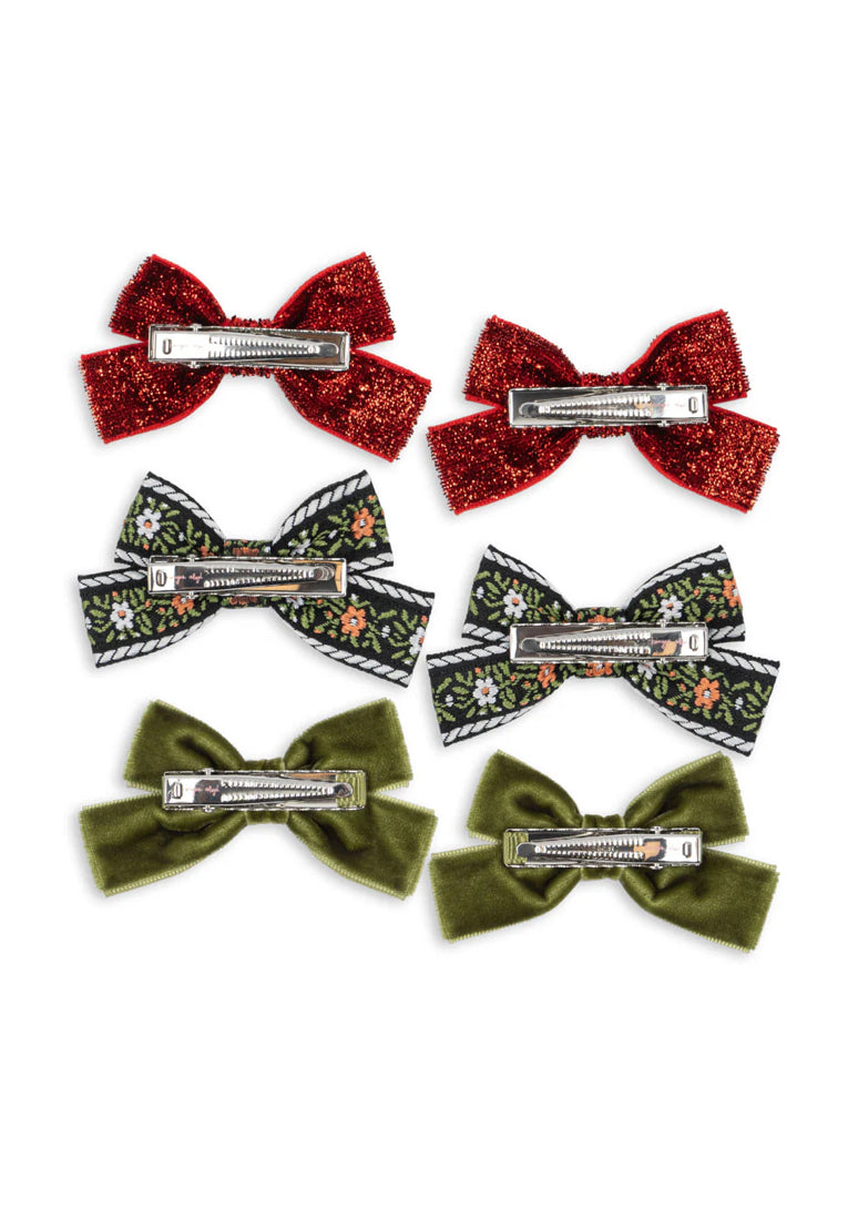 Konges Slojd - Kinder Haarspangen "Mini-Schleifen" Für besondere Anlässe