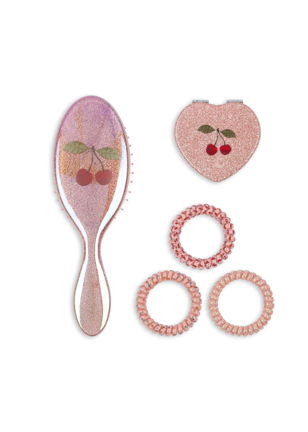 Konges Slojd - Kulturbeutel für Kinder - Inahlt (Bürste, Spiegel, Haargummi)