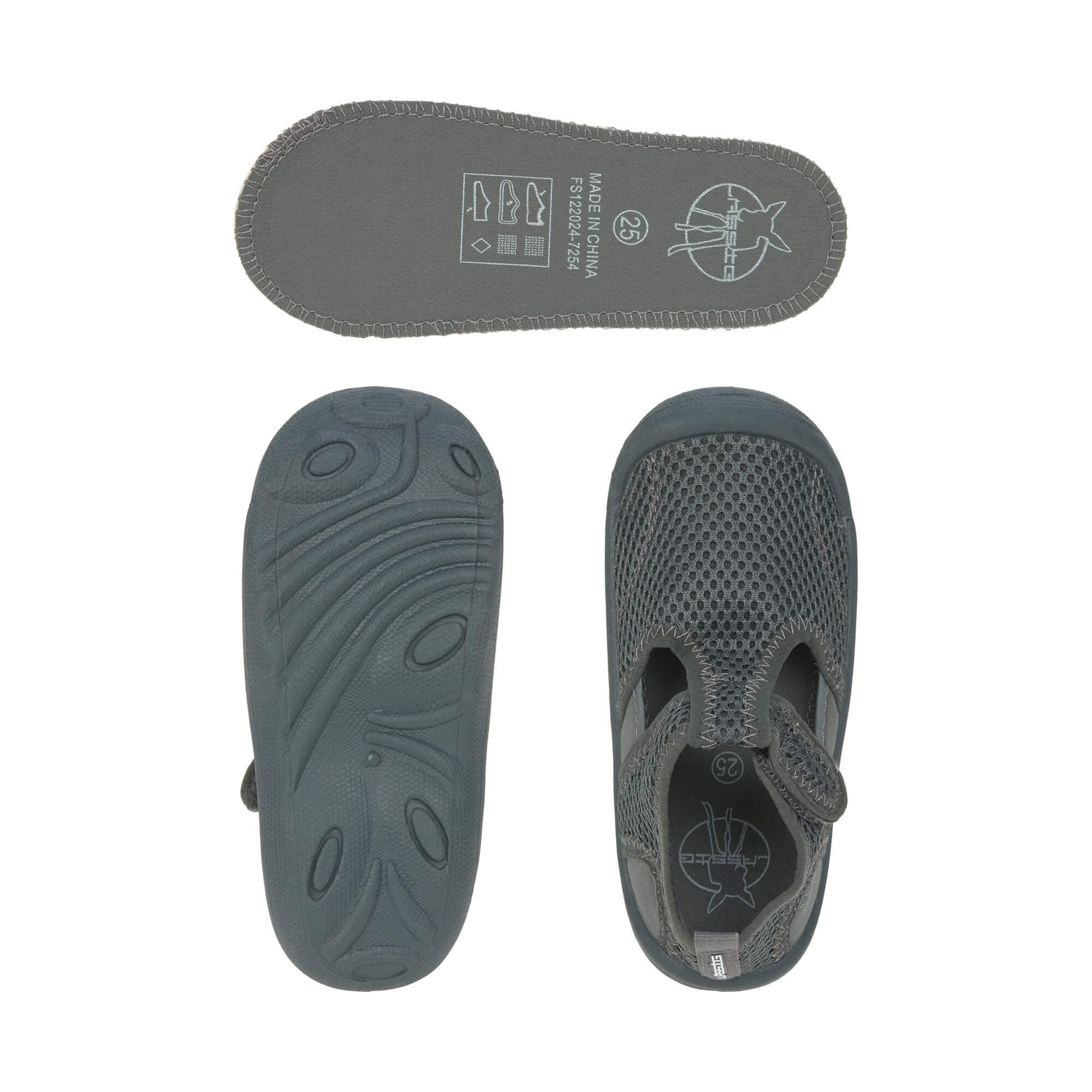 Lässig-Badeschuhe-klettverschöluss-grün