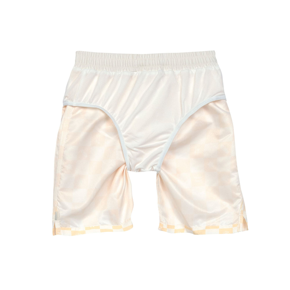 Lässig-badehose-karriert-gelb