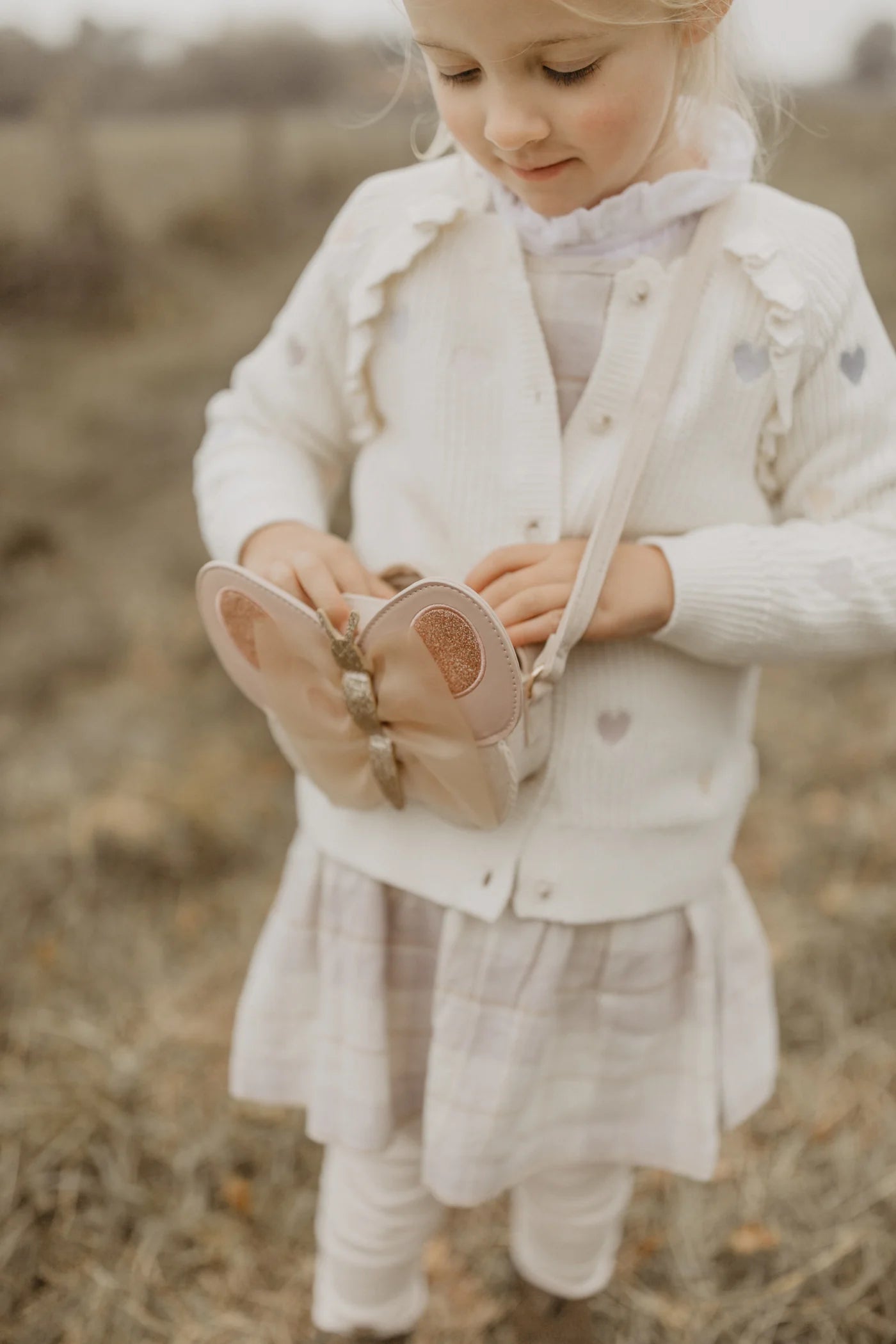Leevje - Kindertasche "Butterfly" rosa für Mädchen/Kinder