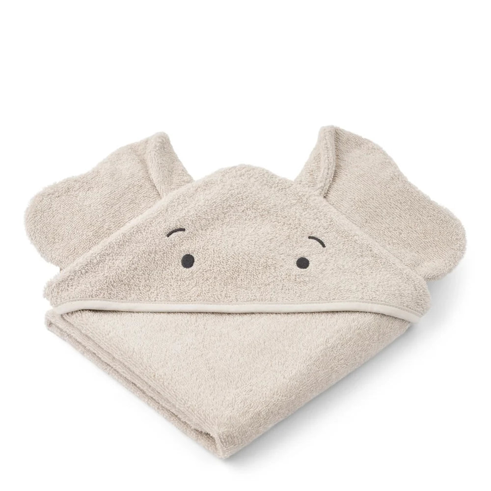 Liewood - Baby Kapuzenhandtuch Albert, natur