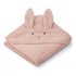 Liewood - Kapuzenhandtuch Biobaumwolle Hase rosa