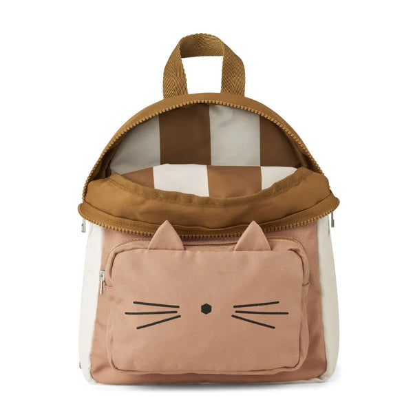 Liewood - Kinderrucksack Katze rosa