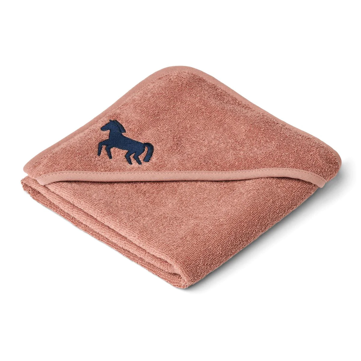 Liewood - Baby Kapuzenhandtuch Pferd rosa