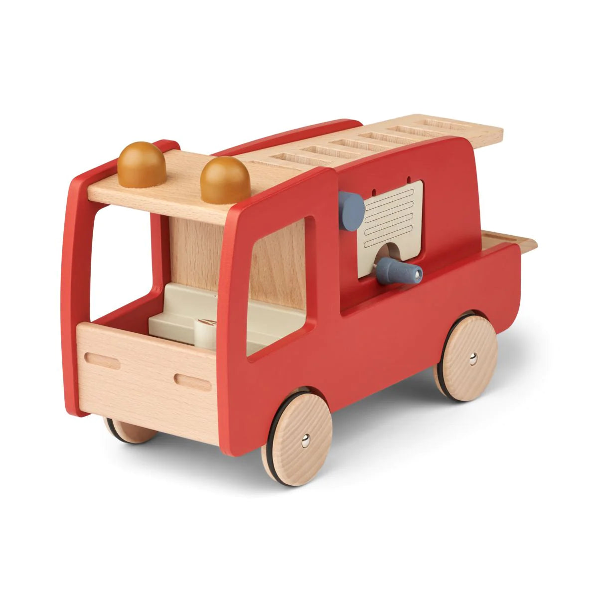 Liewood - Feuerwehrauto aus Holz, kinderspielzeug