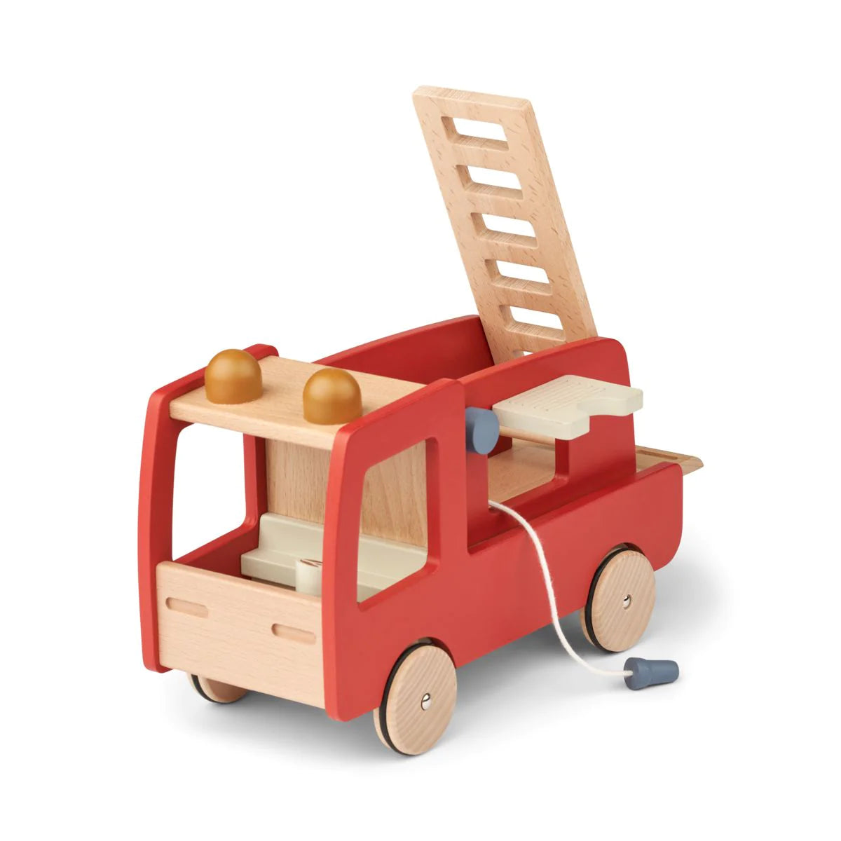Liewood - Feuerwehrauto aus Holz, kinderspielzeug