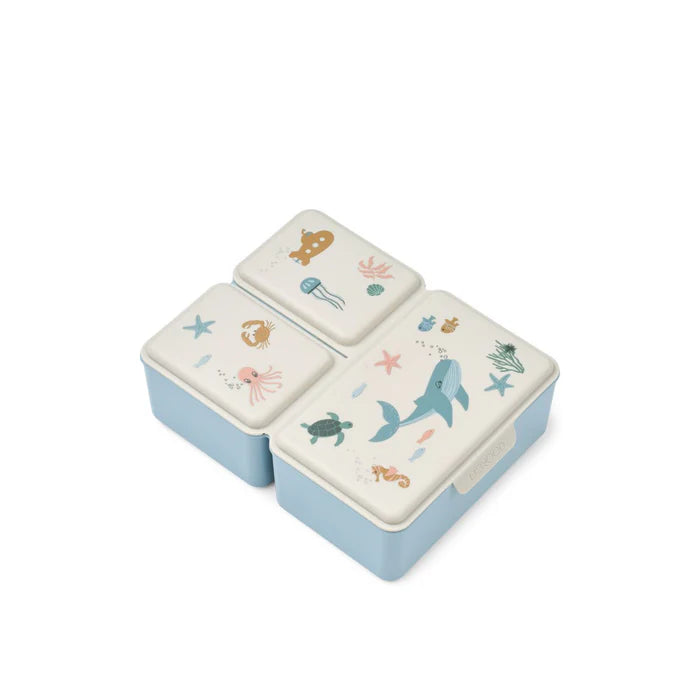 Liewood - Kinder Lunchbox Meerestiere