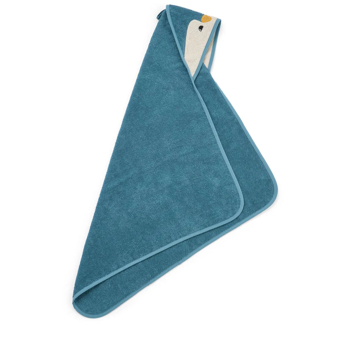 Liewood-baby-kaputzenhandtuch-pinguin