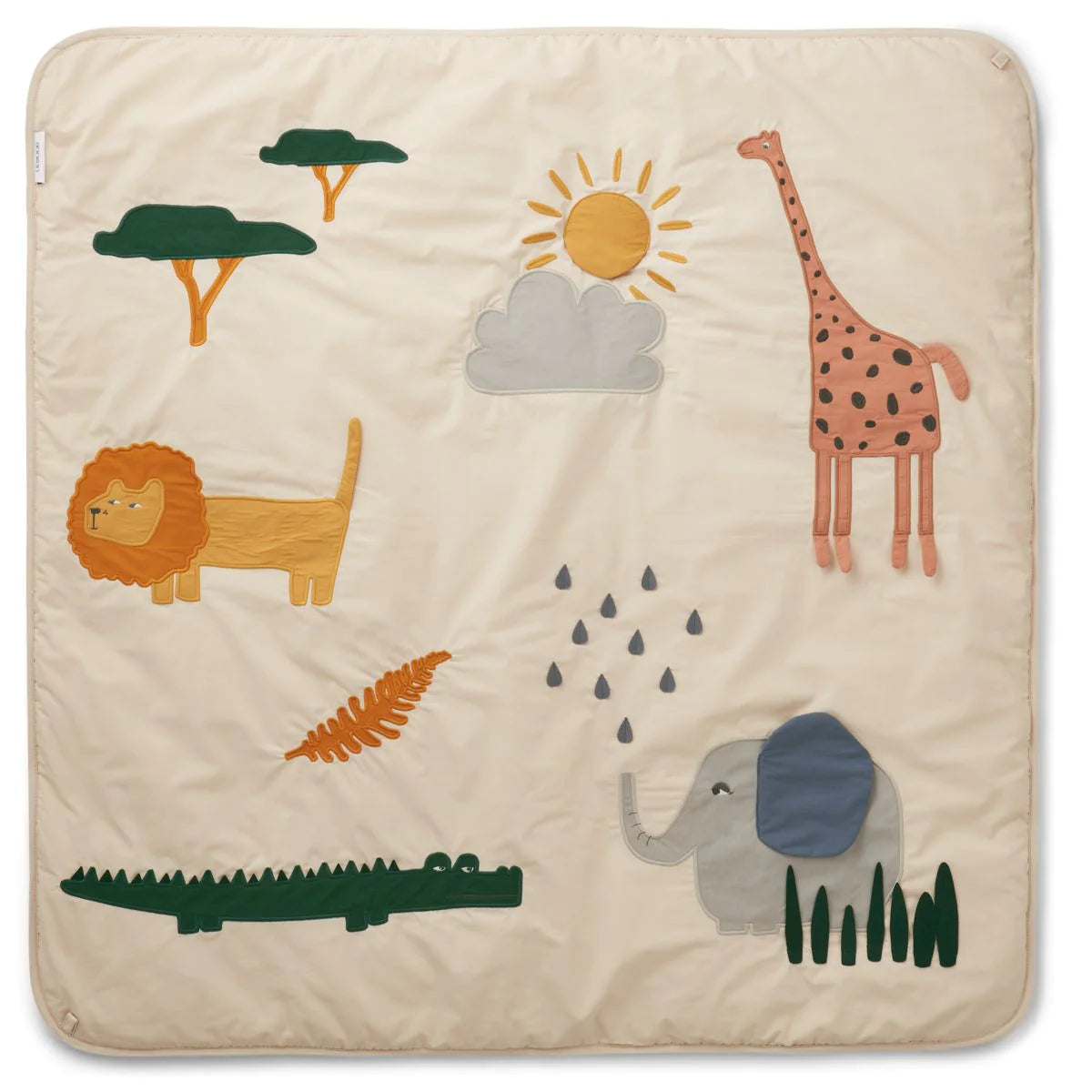Liewood - Baby Krabbeldecke Biobaumwolle Safari