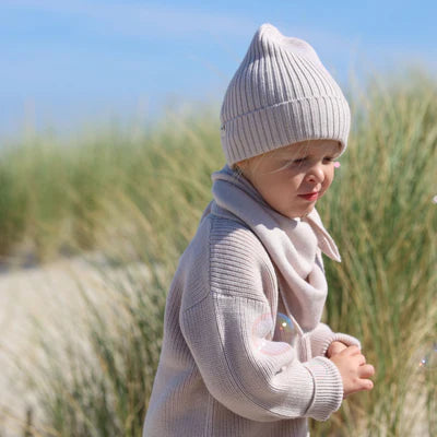 Lille Toni - Dreickeckstuch "Elise" rosa aus Merinowolle für Mädchen