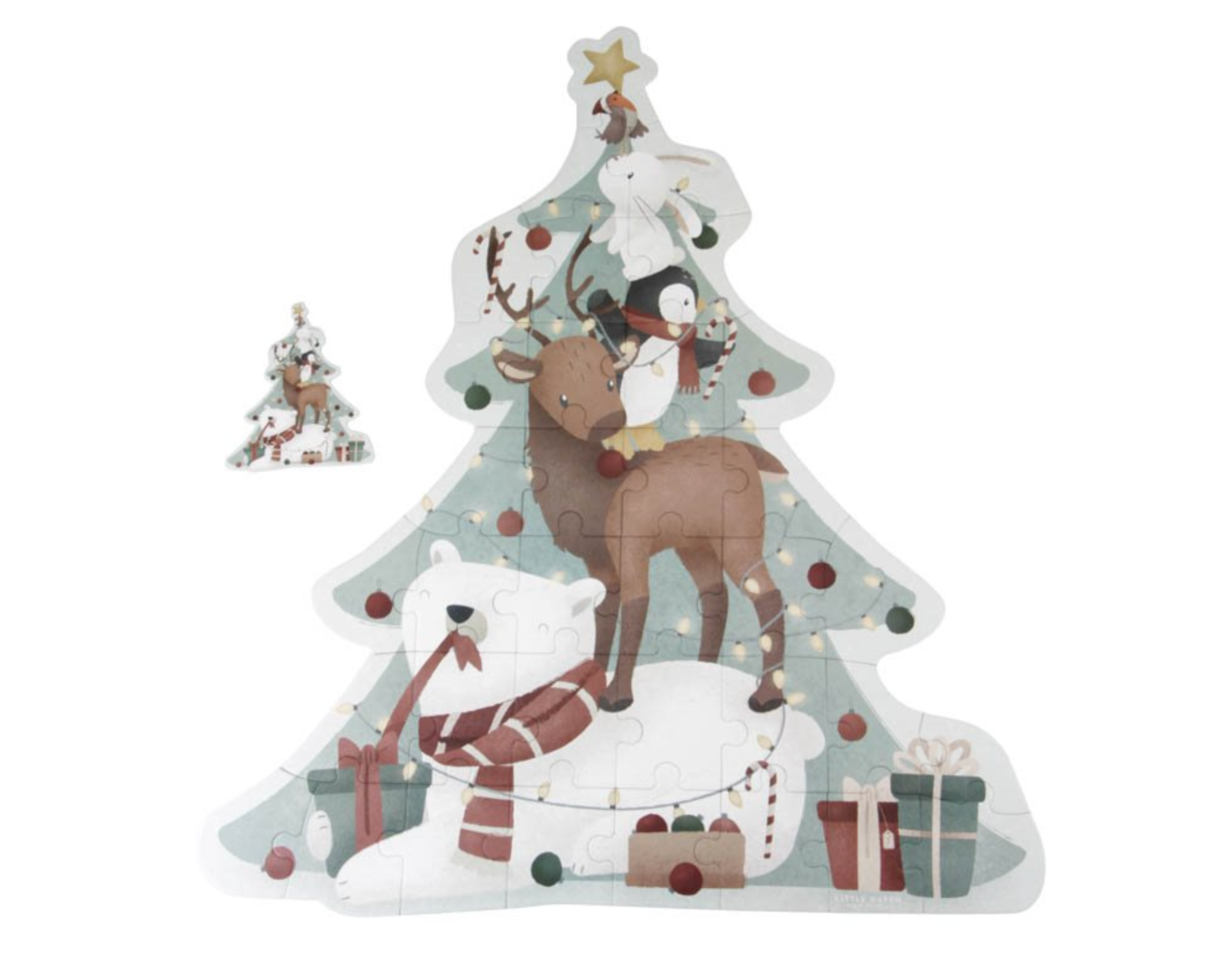 Little Dutch - Weihnachtspuzzle XL