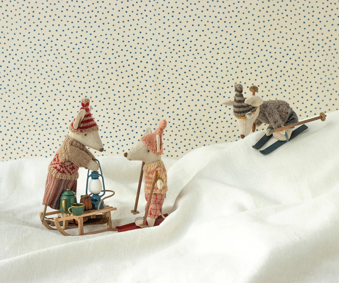 Maileg - Mäuse Geschirrset Weihnachts Teeparty