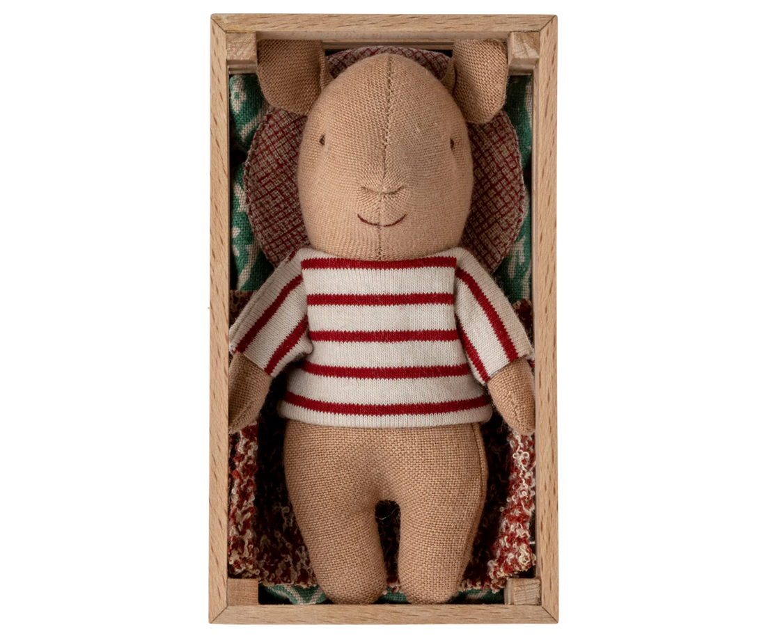 Maileg - Stofftier Schwein in der Box Mädchen