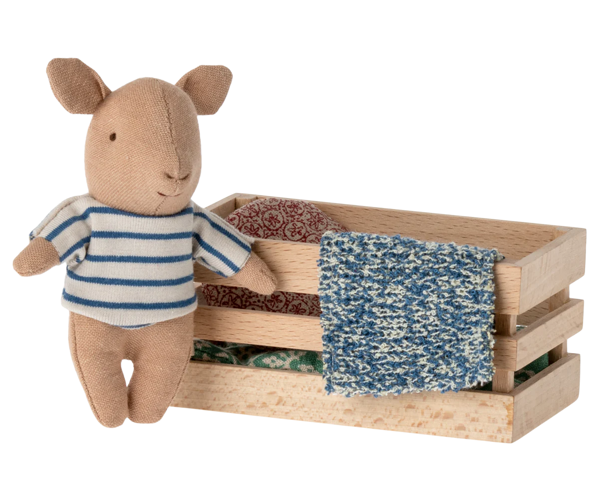 Maileg - Stofftier Schwein in der Box Junge