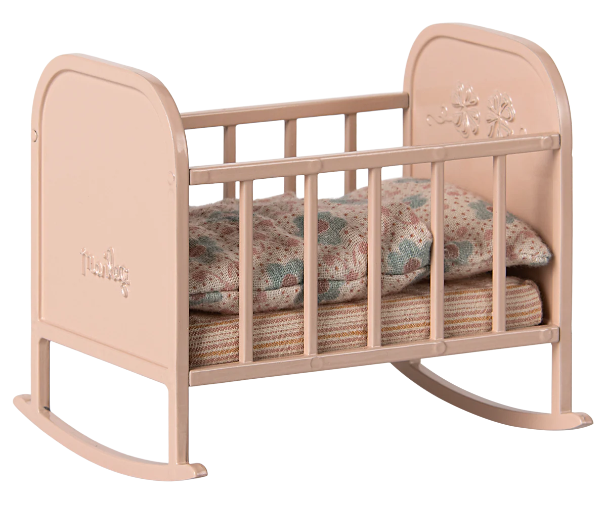 Maileg - Babywiege für Mäuse rosa