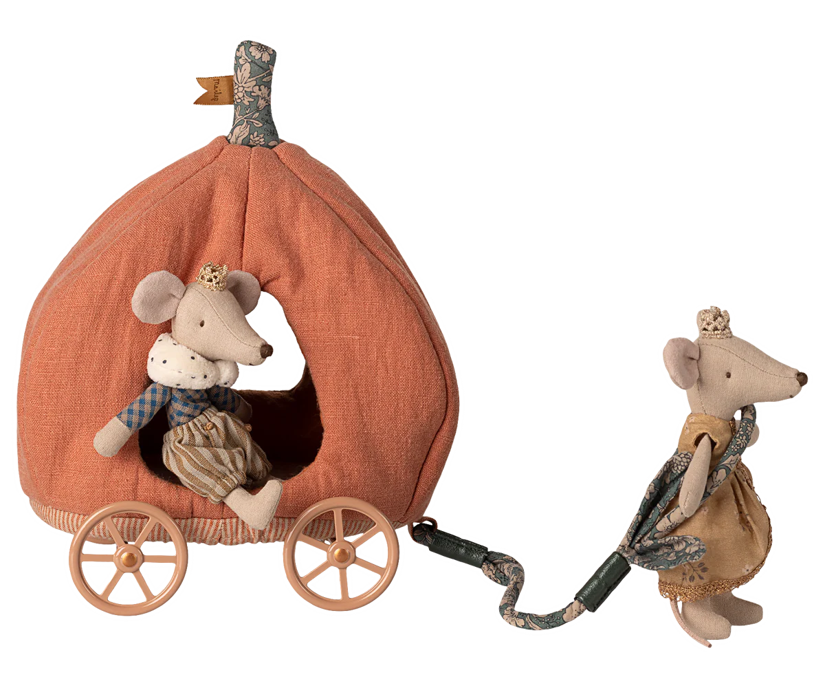 Maileg - Kürbiswagen Maus