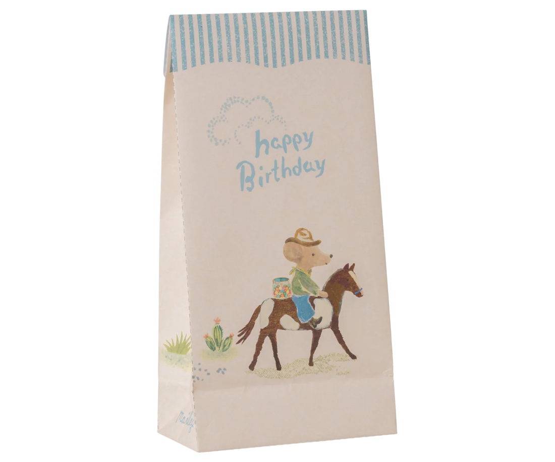 Maileg - Happy Birthday Tüte Cowboy 12 Stück