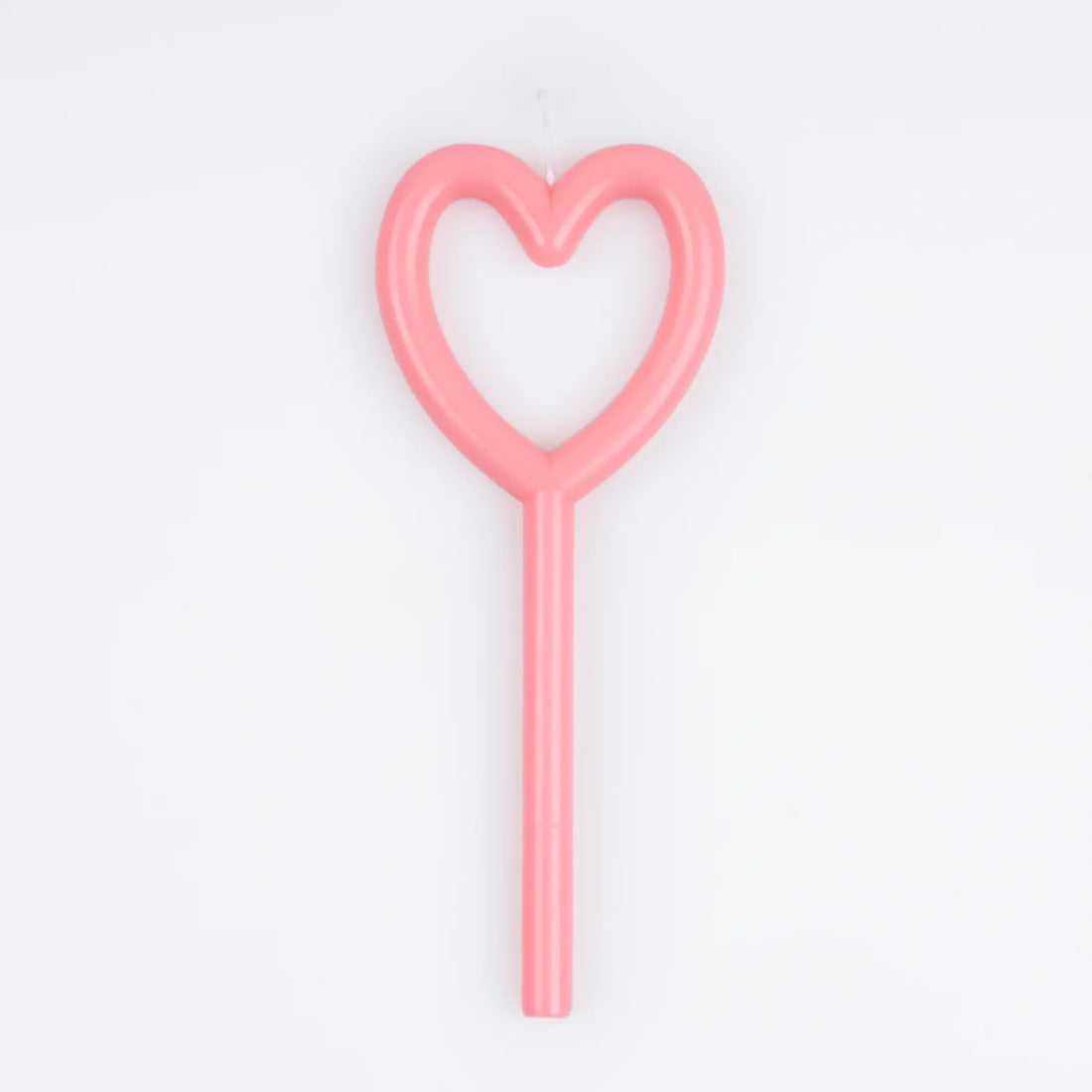 Meri Meri - Herzkerze rosa