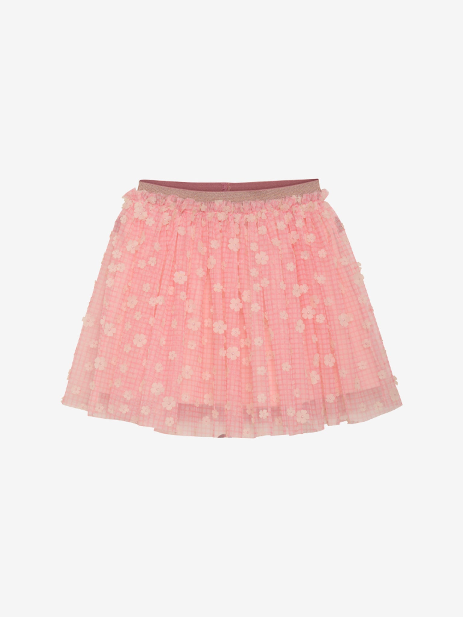 Minymo - Baby Tüllrock Blumen rosa
