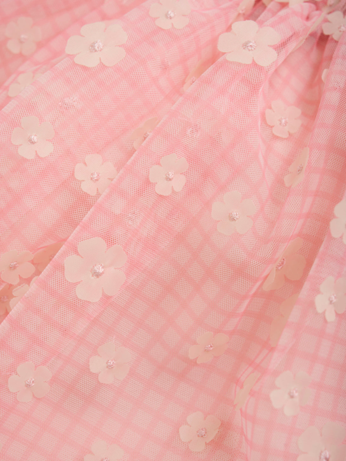 Minymo - Baby Tüllrock Blumen rosa