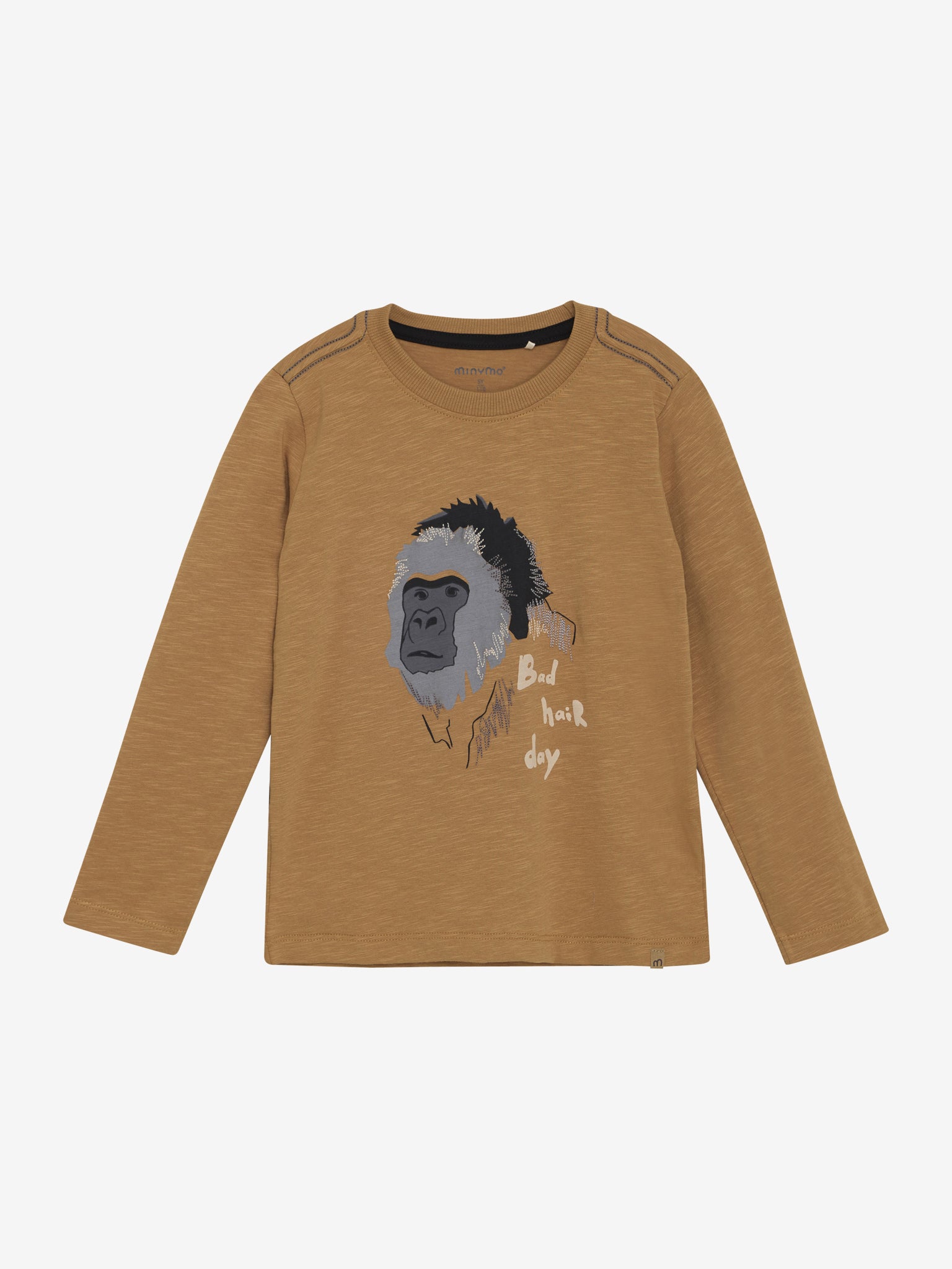 Minymo-kindershirt-gorilla-braun