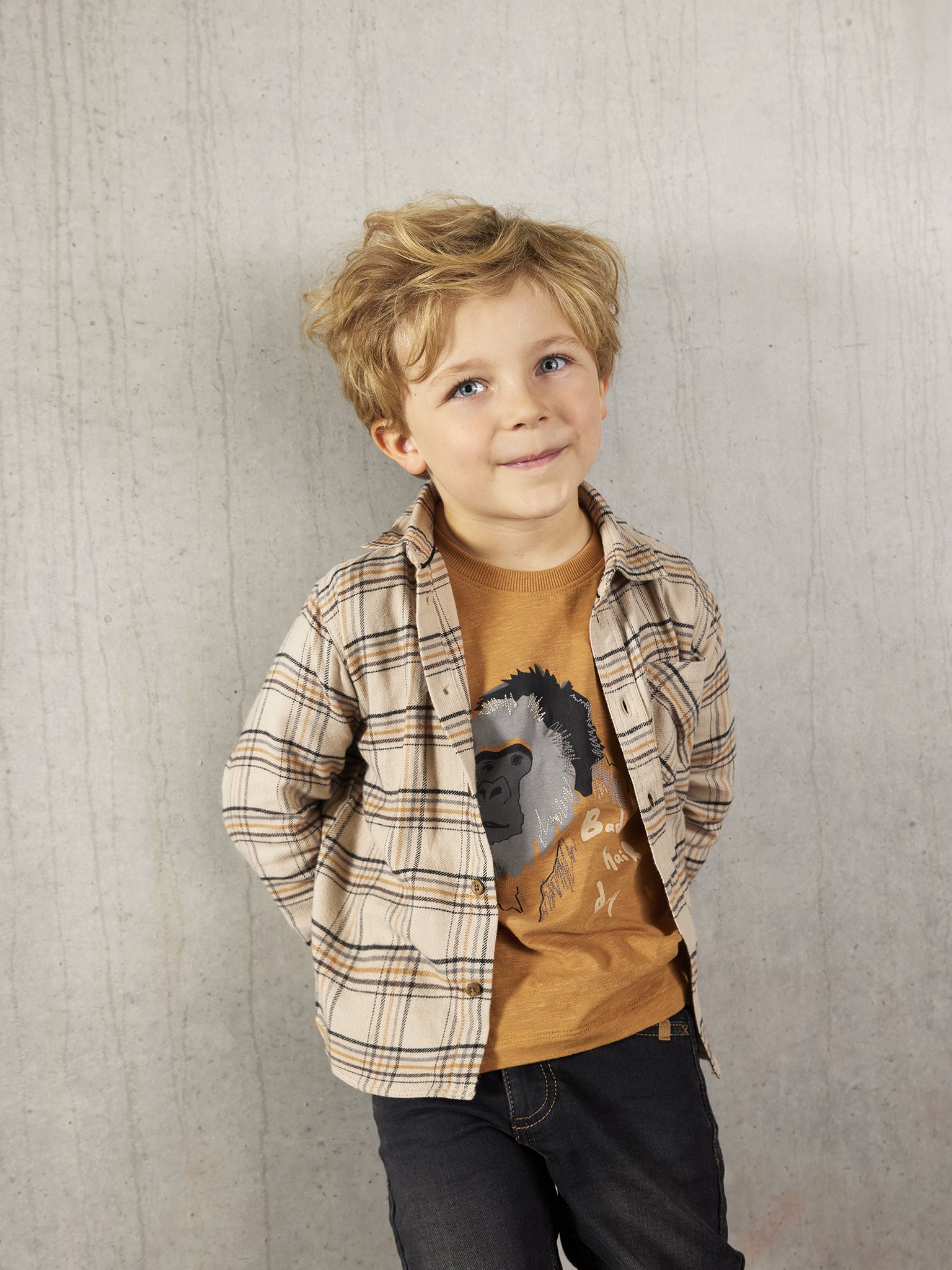 Minymo-kindershirt-gorilla-braun