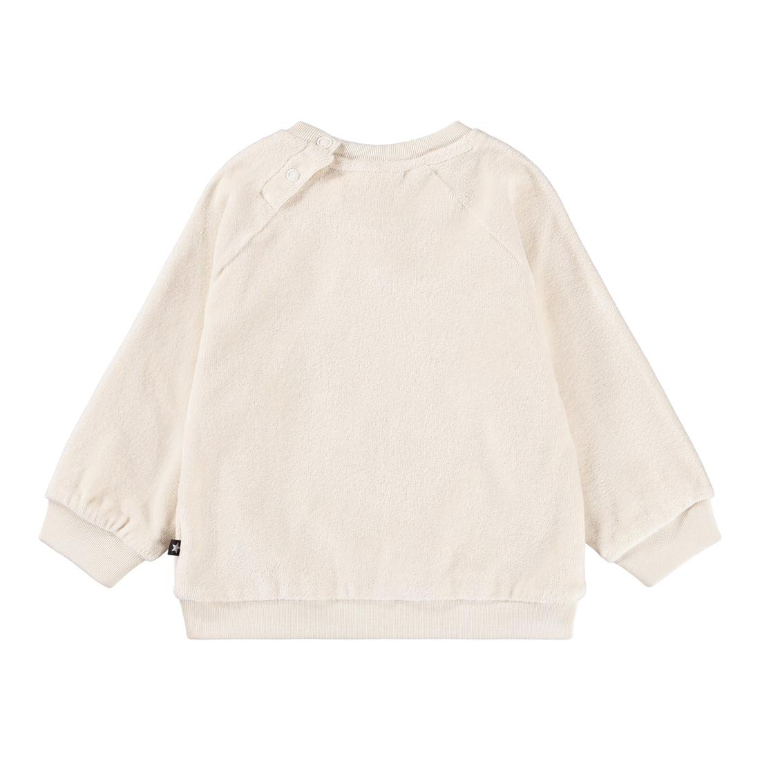 Molo - Sweatshirt für Babys ohne Kapuze in beige