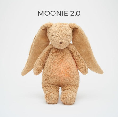 Moonie - Kuschelhase & Nachtlicht & Einschlafhilfe in einem beige
