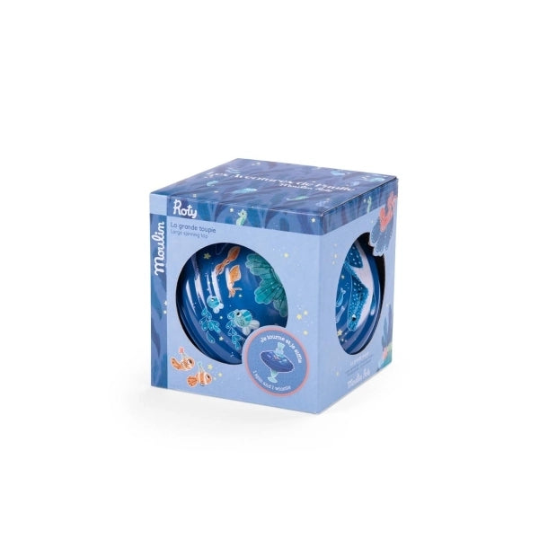 Moulin Roty - Großer Kinder Kreisel Paulie Meerestiere
