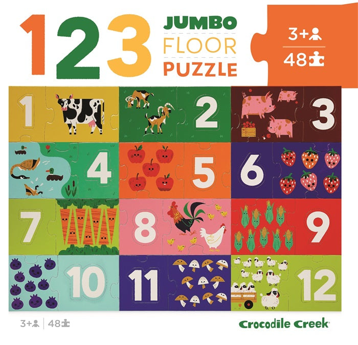 mudpuppy - Kinder Bodenpuzzle Zahlen 42 Teile