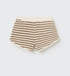 My Little Cozmo - kurze Kinder Hose aus Frottee braun gestreift