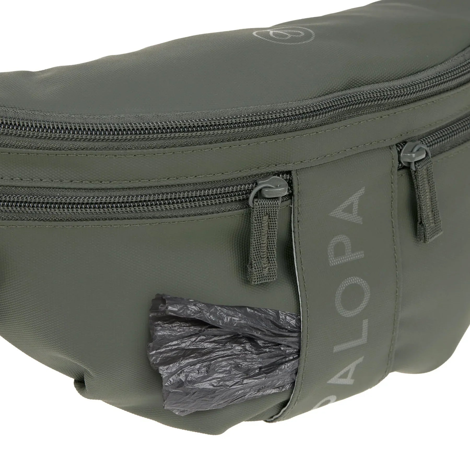 PALOPA - Damen Bauchtasche Emma Hund grün MINI & ME