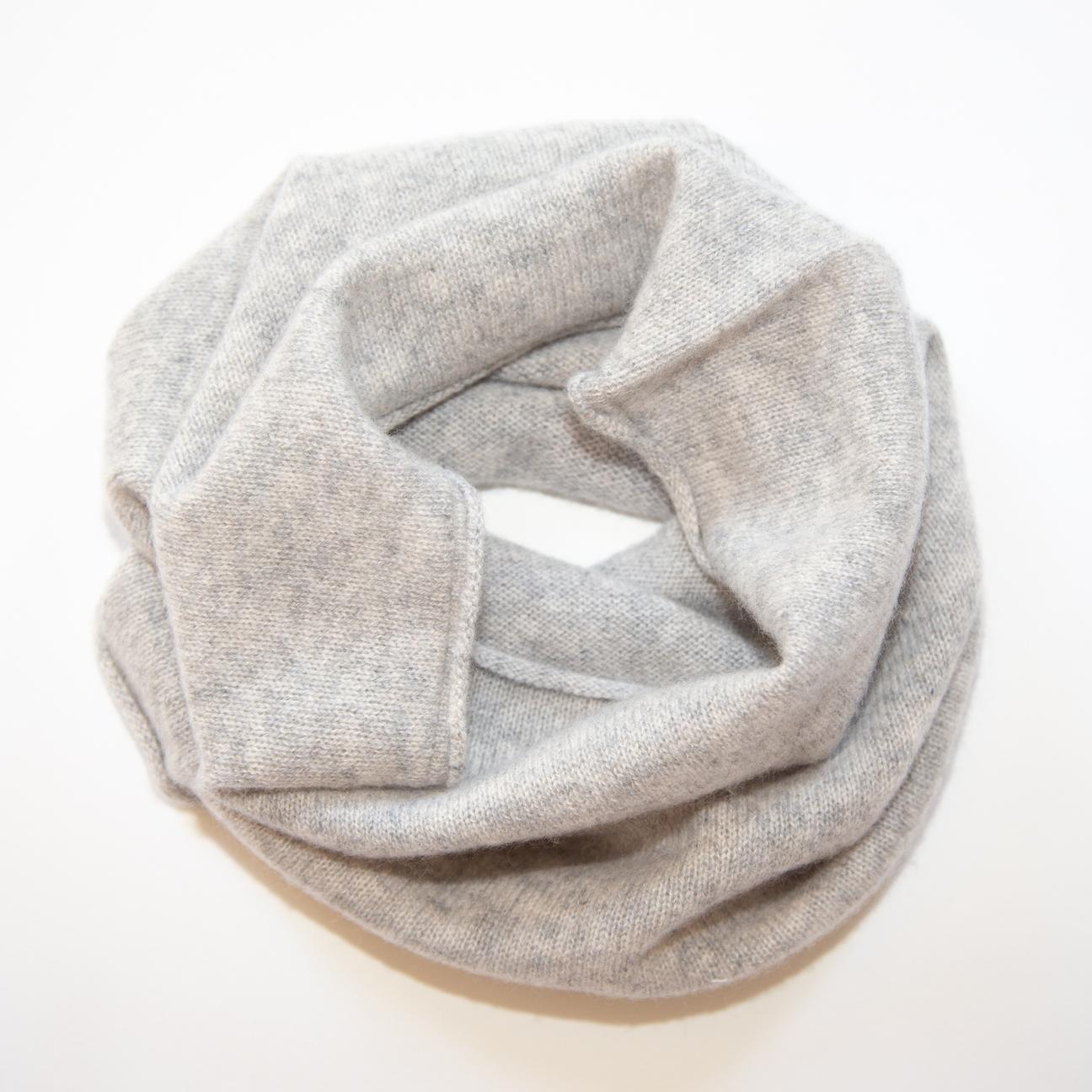 Papa Lobster - Baby & Kinder Cashmere Loopschal Nicki grau
