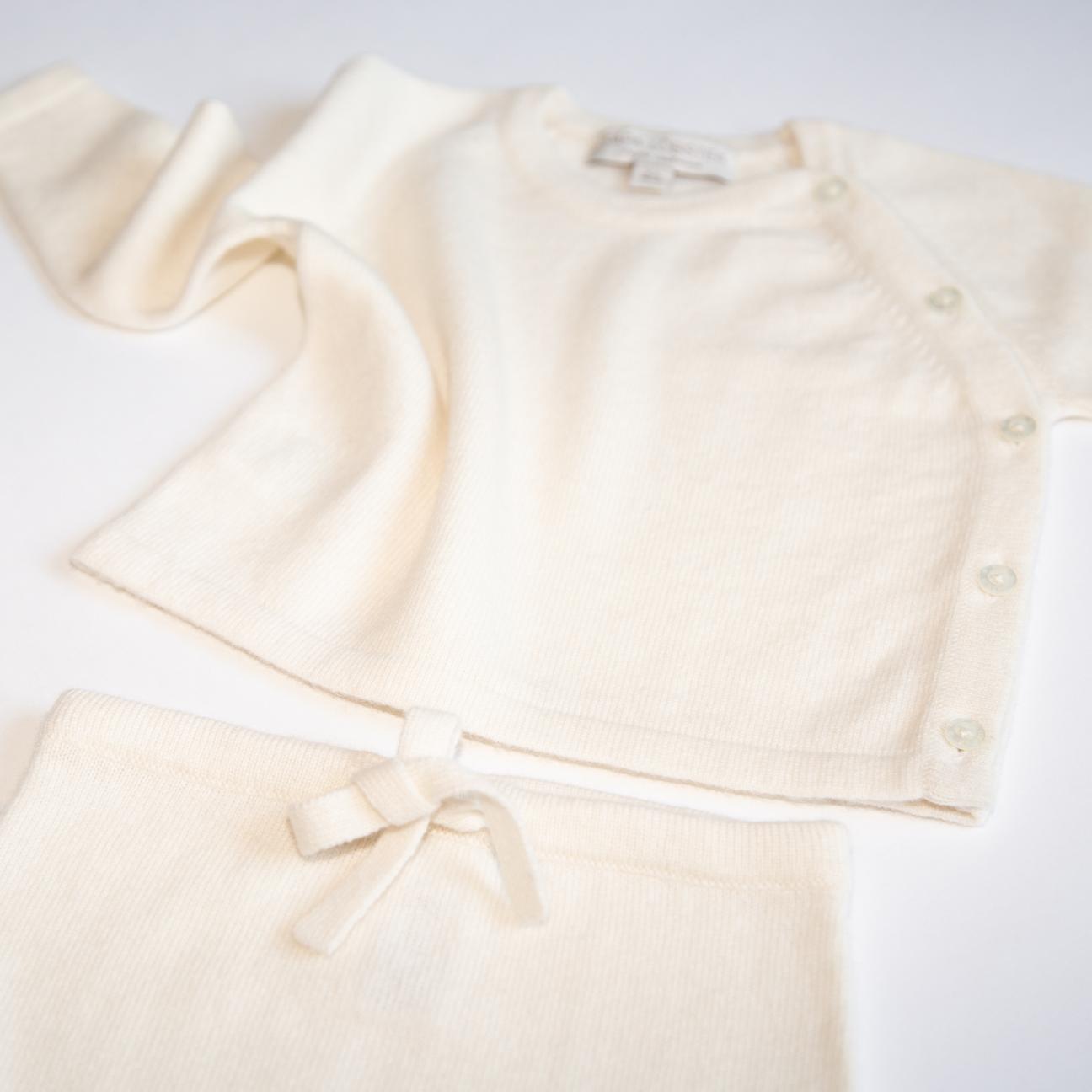 Papa Lobster - Cashmere Babyset natur