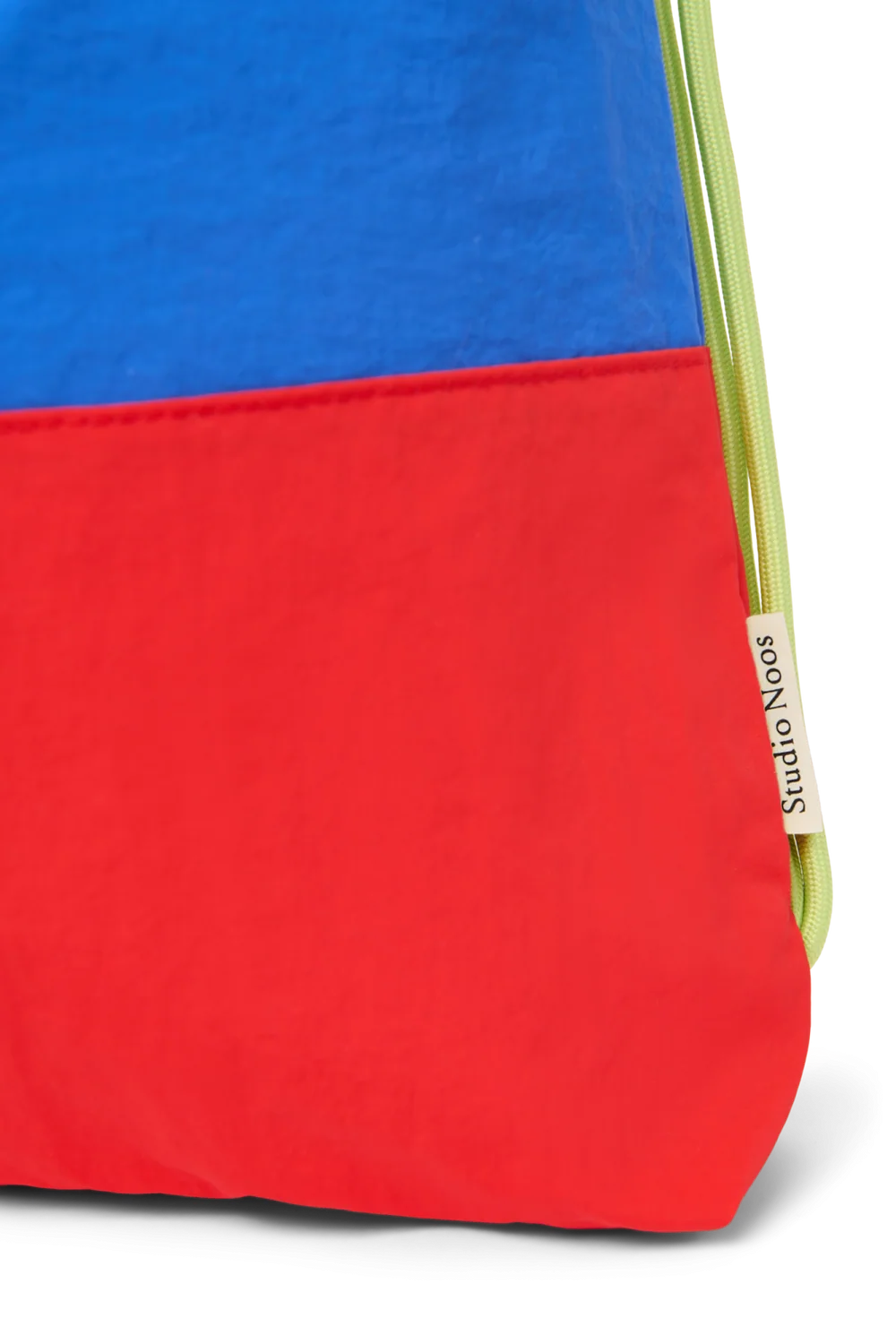 Studio Noos - Patchwork Turnbeutel Rot/Blau