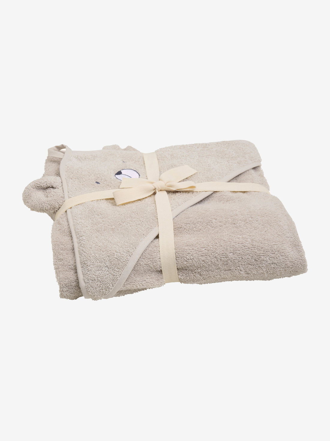 Pippi - Kapuzenhandtuch Bär beige Klein