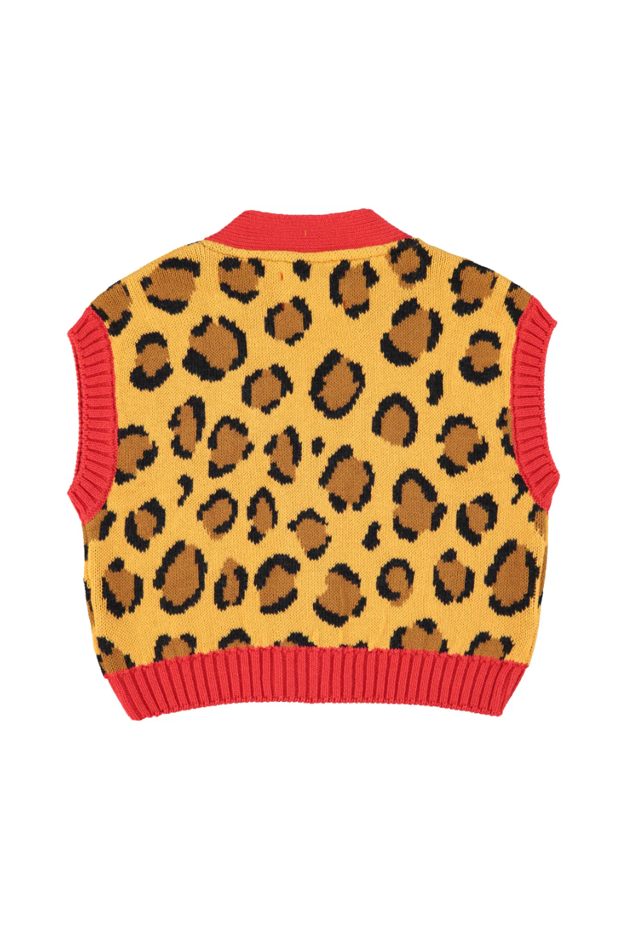 Piupiuchick - Kinder Weste "Animalprint" Baumwolle (Bio)