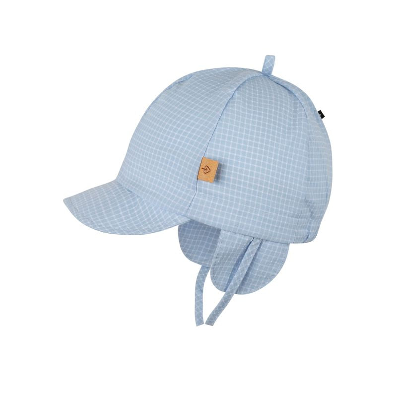 Pure Pure - Baby Sommermütze zum binden hellblau