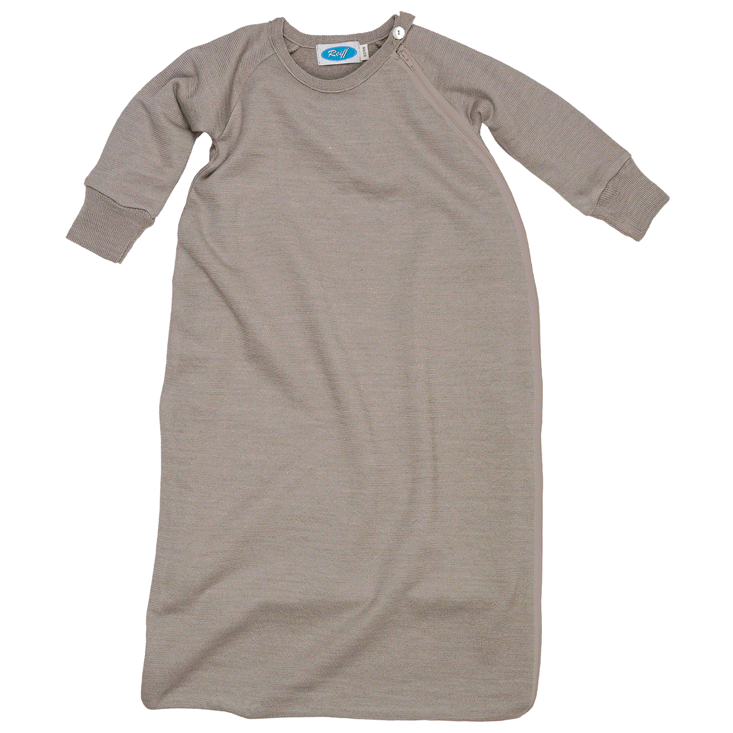 Reiff - Schlafsack mit Arm Wolle/ Seide beige