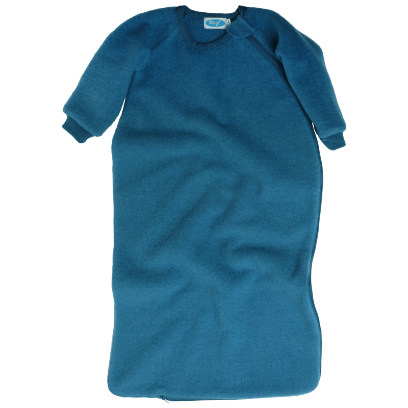 Reiff - Schlafsack mit Arm Wollfleece pazifik