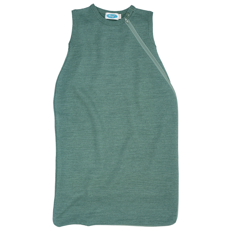 Reiff - Schlafsack ohne Arm Wolle/ Seide grün