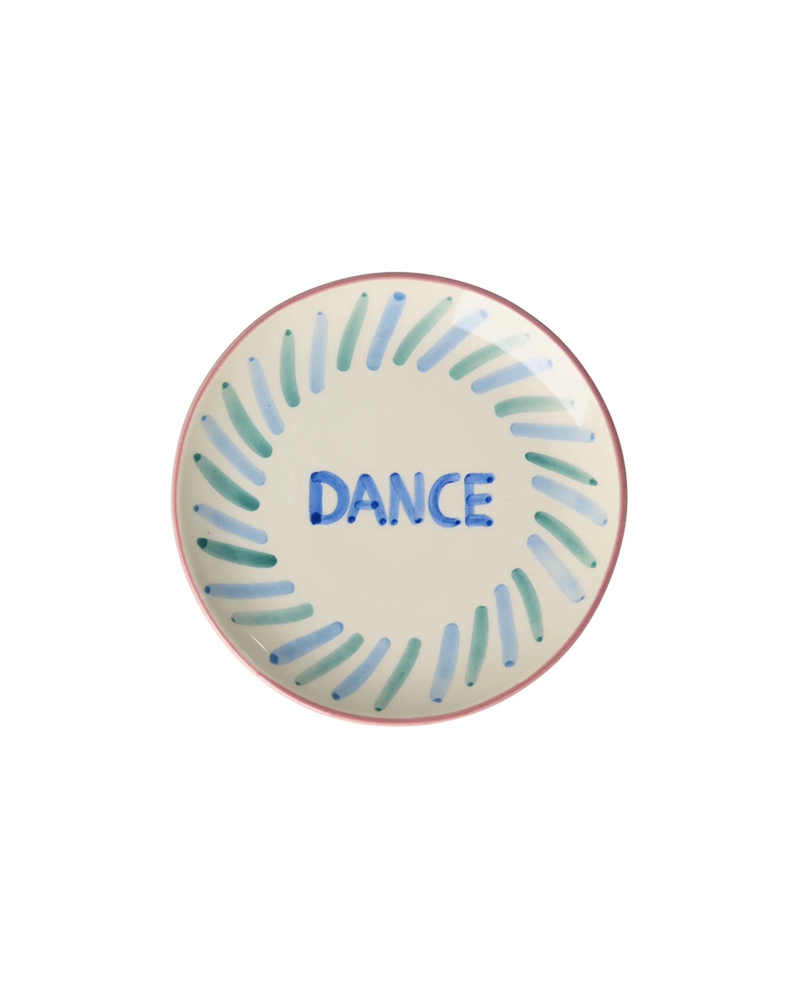 Rice - Kuchenteller handbemalt DANCE