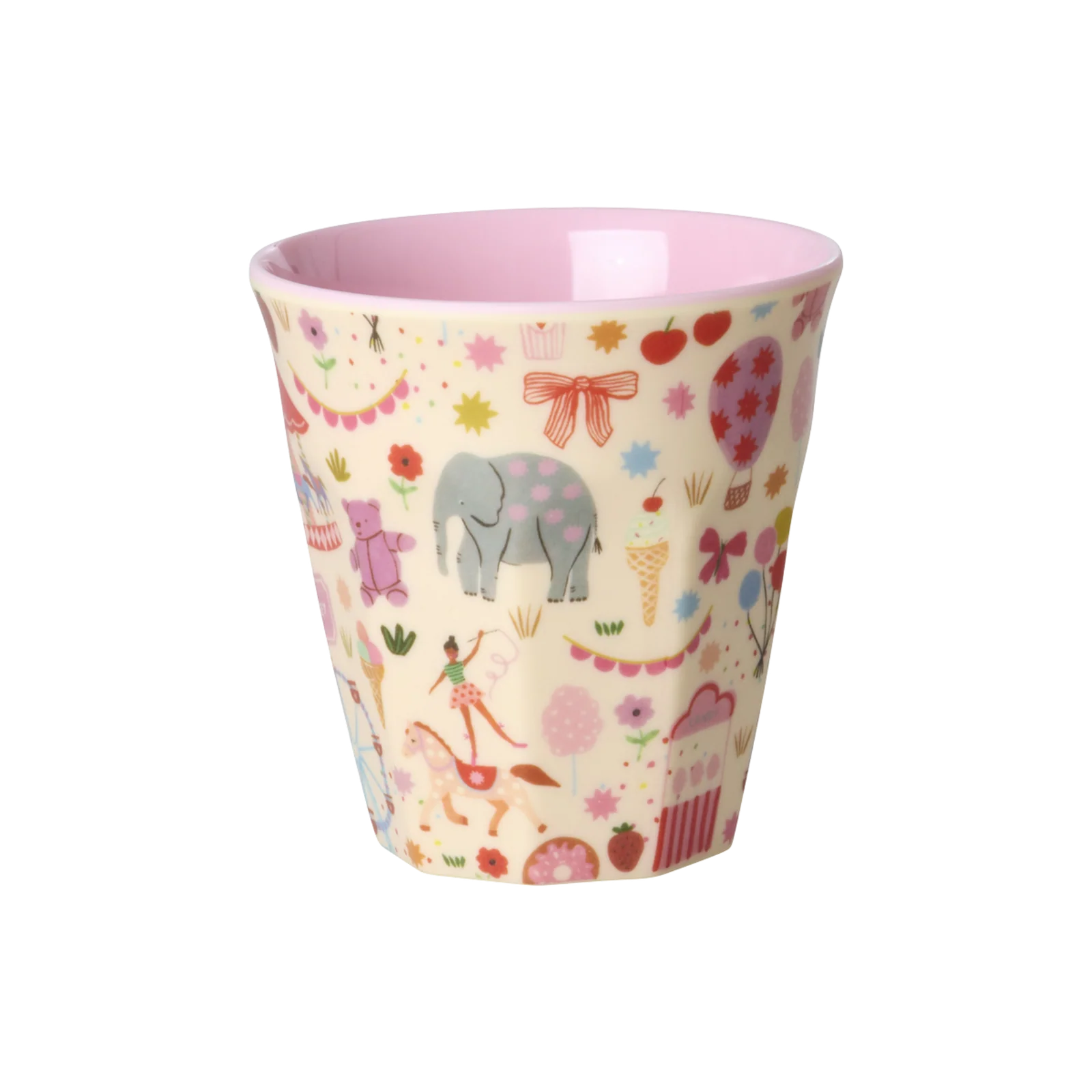 Rice - Melamine Becher Fun Fair rosa